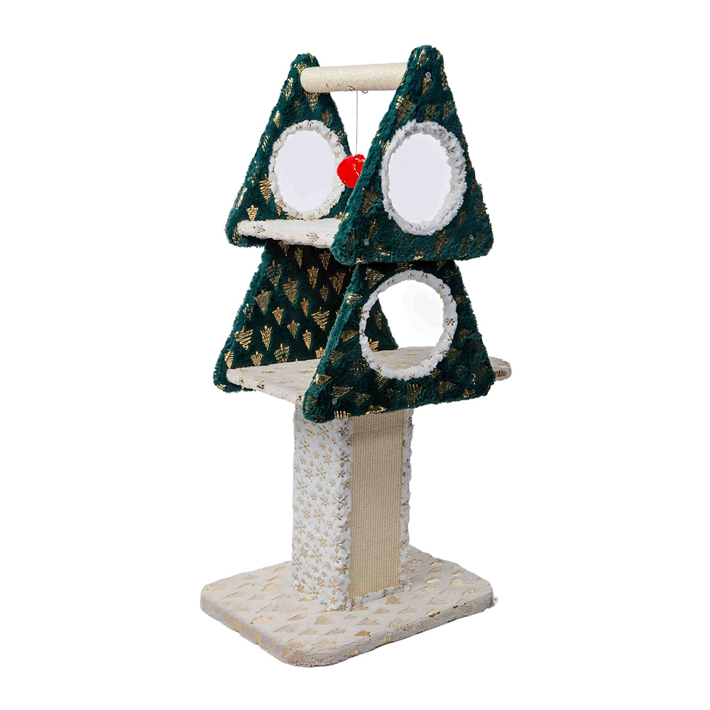 Modern Chirstmas Tree Cat Tower